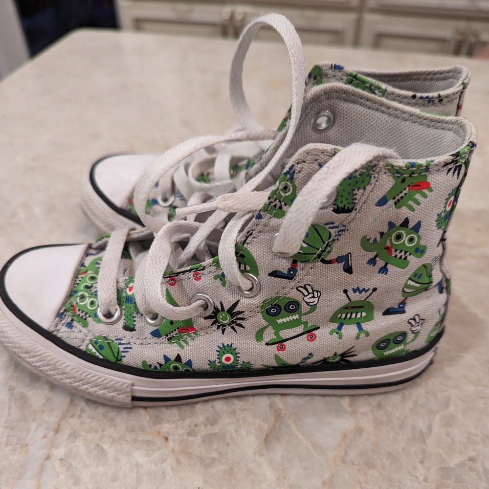 EUC monster converse high tops